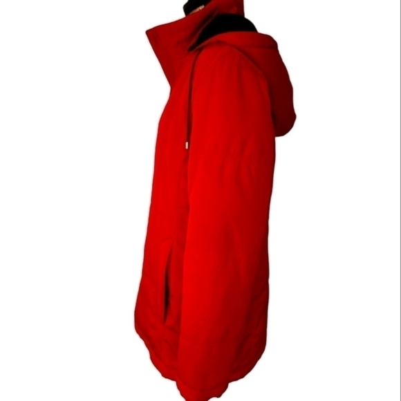 LONDON Fog Red Woman's Jacket with Removable Hood - Picture 4 of 15